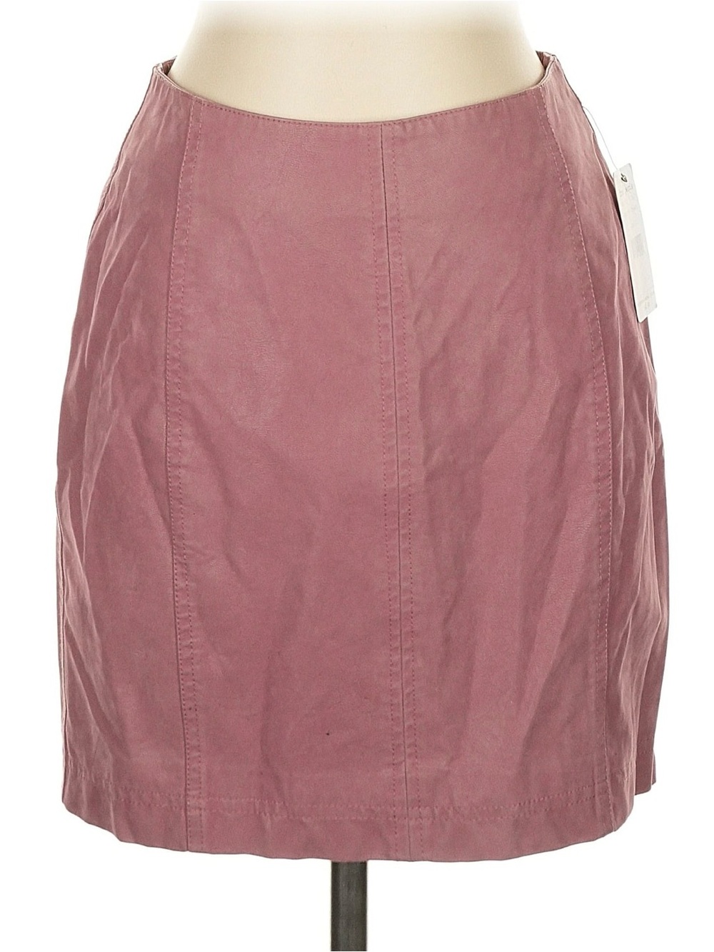 Free People NWT Modern Femme Mini Skirt Pressed Flowers Mauve Pink 2